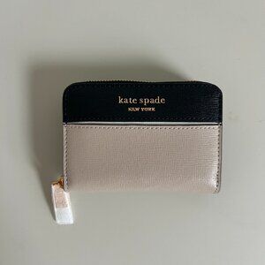 Kate Spade Colorblocked Zip Card Case Wallet